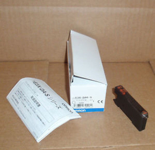 E3X-DA6-S Omron New In Box Fiber Optic Amplifier Photo Sensor E3XDA6S