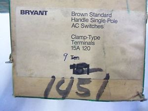 LOT OF 9 BRYANT 1451 NEW IN BOX