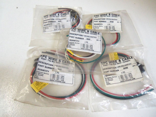 LOT OF 5 TPC WIRE & CABLE 84400 NEW IN BAG