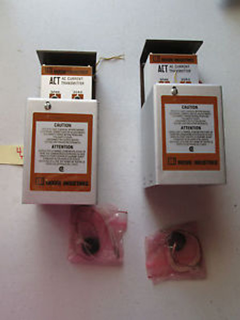LOT OF 2 New MOORE ACT AC CURRENT TRANSMITTER ACT/0-5A/4-20mA/117A  (B6)