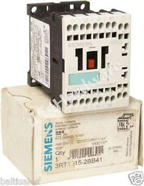 New Siemens 3RT1015-2BB41 3RT1 015-2BB41 SIRIUS Contactor 3 Poles 7A 1N.O. 24V