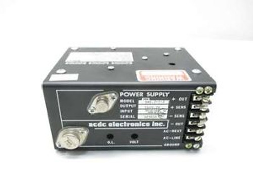 NEW ACDC ELECTRONICS 5N5.7-1-2 105-125V-AC 5V-DC POWER SUPPLY D479079