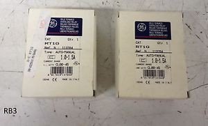New General Electric Overload Protection Relay RT1G 1-1.5 A Lot of 2
