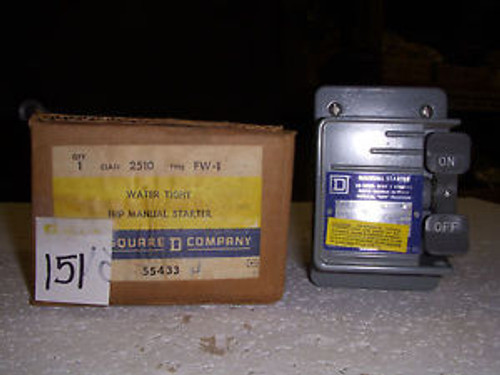 Square D 2510 FW-1 toggle starter NEW (#151)