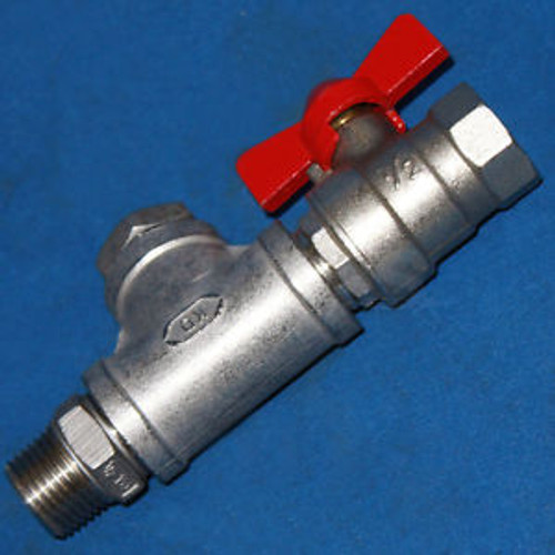 Zida 304-1/2 valve w/ shutoff