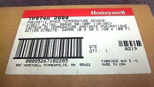 HONEYWELL PNEUMATIC SPACE TEMPERATURE SENSOR TP974A 2000 NEW TP974A2000