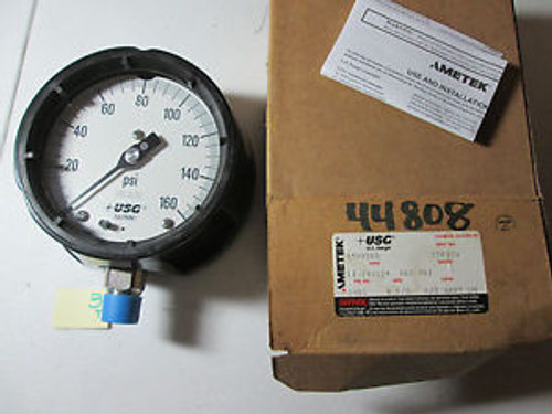 NEW IN BOX AMETEK 150026X GUAGE 1981 160 PSI 1/2 ANPT LM 4 1/2 (C3)