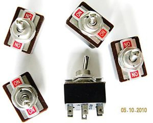 TOGGLE SWITCH - LIGHT DUTY - DPDT - 6 PIN ON/ON - 5 AMP 125V - 100 PK