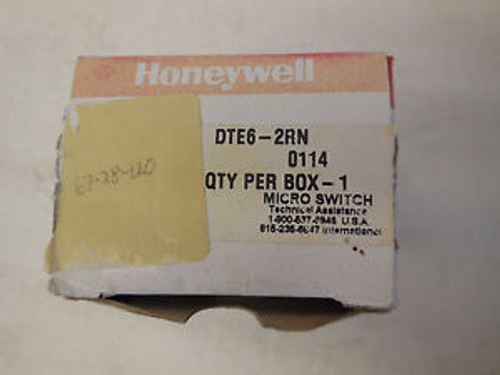 NEW HONEYWELL DTE6-2RN  MICROSWITCH DTE62RN