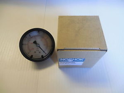 NEW NOSHOK PRESSURE GAUGE 0-30 Hg 0-100 kPa 2 1/2 DIA 1/4 NPT