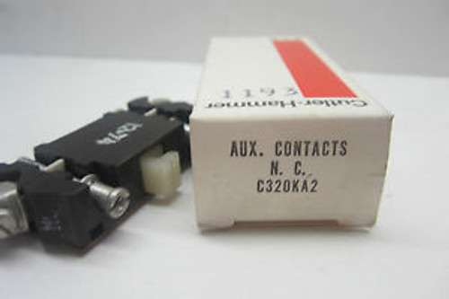 NEW CUTLER HAMMER C320KA2 AUXILIARY CONTACT