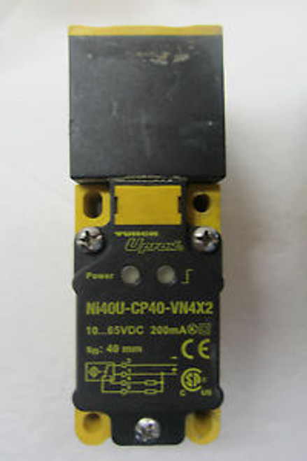 NEW TURCK ELEKTRONIC NI40U-CP40-VN4X2 PROXIMITY SENSOR NI40UCP40VN4X2