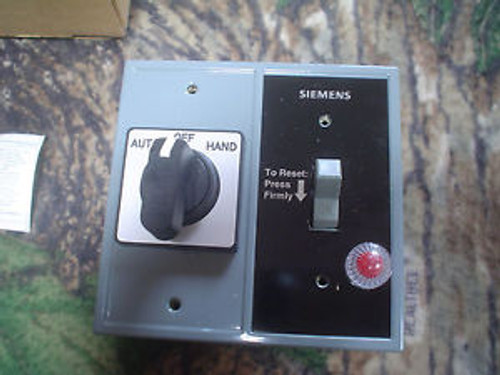 NOS Siemens Manual Starter 1 Pole Toggle Cat No SMFFG71P New Old Stock
