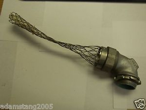 NEW OLD STOCK DW DANIEL WOODHEAD 125P-90 1 1/4 ST 90 DEG STRAIN RELIEF CORD STB