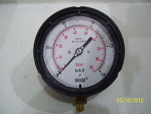 WIKA 612.34  4.5  150InH2O/90OzIn2  1/4NPT LM BRASS