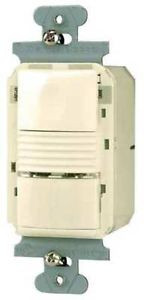 WATT STOPPER PW-100-LA Occupancy Sensor, PIR, 800/1200W, Almond