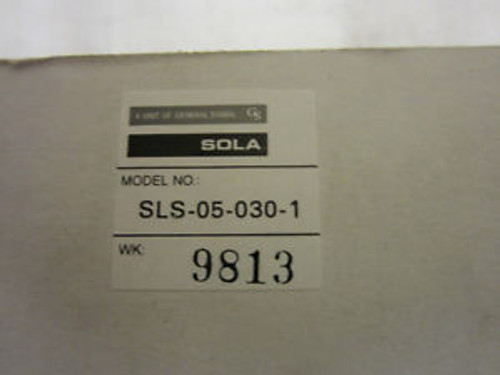 SOLA SLS-05-030-1 POWER SUPPLY