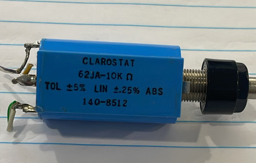 Clarostat 62JA10K Wirewound Resistor