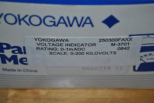 YOKOGAWA PANEL METER 250300FAXX VOLTAGE INDICATOR NEW