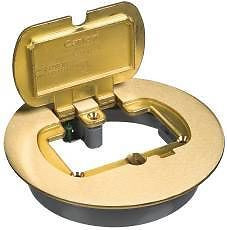 Brass Floor Cover 1-1/4 In. Nps Opening