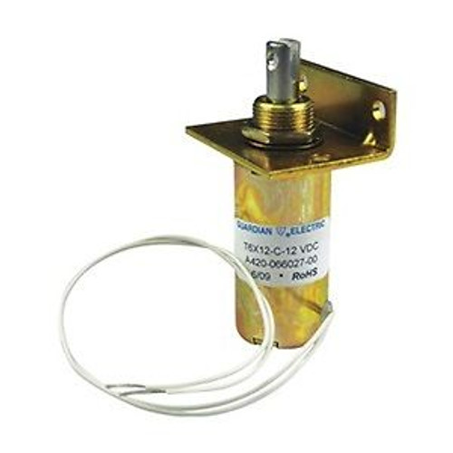 Solenoid, Tubular, 12DC, 372mA, 62.5 Ohms