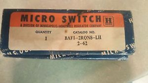 MICRO SWITCH BAF1-2RQN8-LH LIMIT SWITCH NEW IN BOX