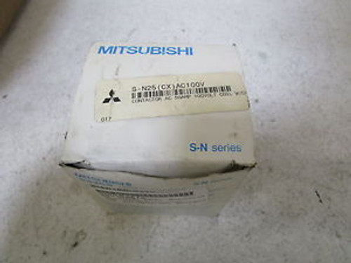 MITSUBISHI S-N25CXAC100V CONTACTOR NEW IN A BOX