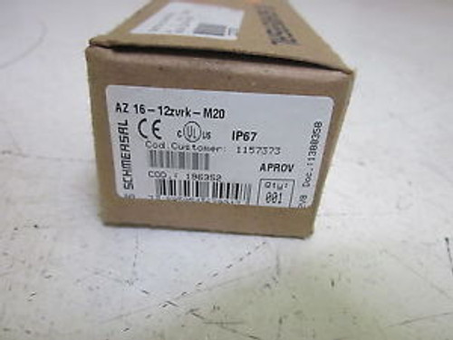 SCHMERSAL AZ 16-12ZVRK-M20 SAFETY INTERLOCK SWITCH 230V  NEW IN A BOX