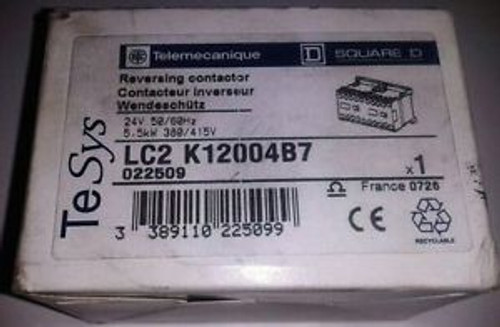Telemecanique Square D LC2-K12004B7 Reversing Contactor - NEW IN BOX