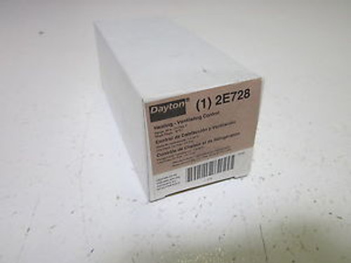 DAYTON 2E728 HEATING- VENTILATING CONTROL 30 TO 110 DEG. F NEW IN A BOX