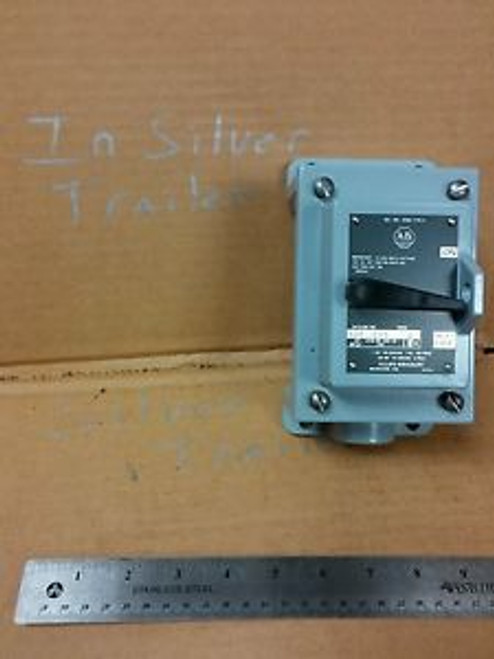 1 NEW ALLEN BRADLEY 600-TCX5 600TCX5 MANUAL STARTING SWITCH TOGGLE TYPE SERIES D