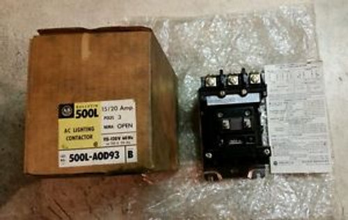 NEW ALLEN BRADLEY AC LIGHTING CONTACTOR 500L-A0D93 SERIES B