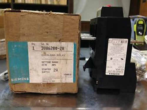 New Siemens Overload Relay 3UA6200-2W 63-90A