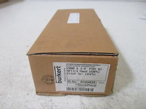 BURKERT 200 A 3/4 PTFE BZ ANGLE VALVE ACTUATOR NEW IN A BOX