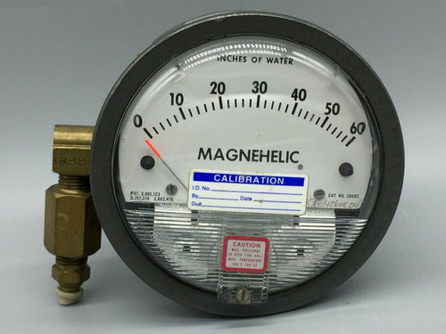 DWYER 2060C PRESSURE GAGE 0-60PSI DWYER 2060C PRESSURE GAGE 0-60PSI