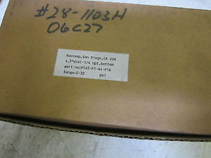 REOTEMP PT45-P1-A4-P16 GAUGE 0-30PSI  NEW IN A BOX