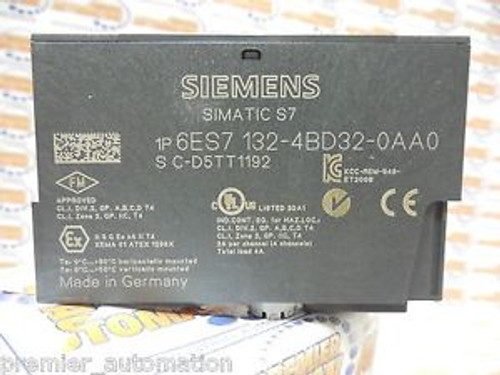 6ES7-132-48D32-0AA0 ET200S EL-MOD. 4DO ST DC24V 2A Digital Output Module