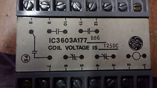 GE IC3603A177 NEW NO BOX RELAY MODULE SEE PICS #B62