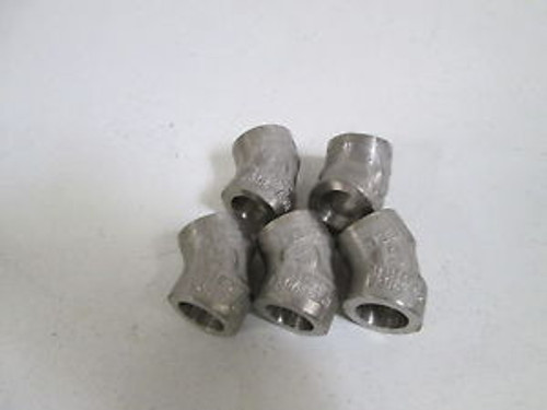 LOT OF 5 LADISH ELBOW 3/8 3000WOG F304ASH2 NEW OUT OF BOX