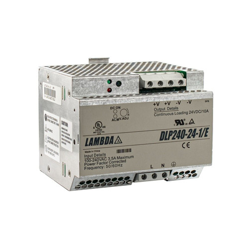 LAMBDA DLP240-24-1/E -NO BOX 24VDC/10A POWER SUPPLY DLP240241E