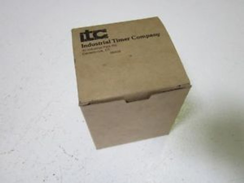 ITC CFS-5M INDUSTRIAL TIMER 0-5 MINUTES 120V NEW IN A BOX