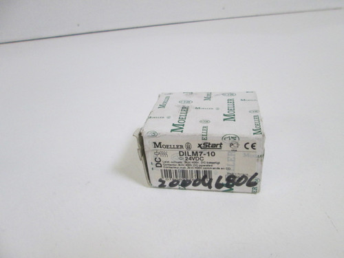 MOELLER CONTACTOR 24VDC  DILM7-10 NEW IN BOX