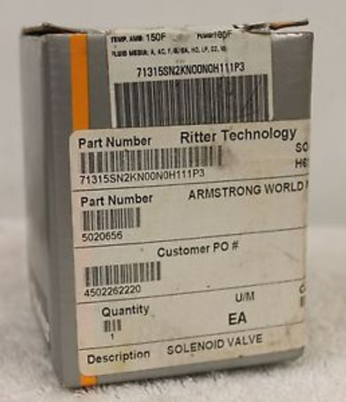 Parker Fluid Control 71315SN2KN00N0H111P3 71315-SN2-KN00  NEW IN BOX  71315S