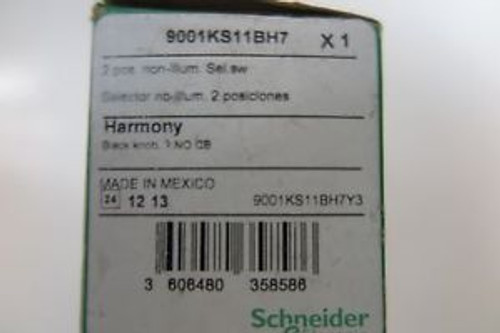 schneider electric harmony black knob selector switch 9001KS11BH7