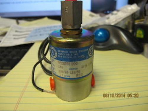 SKINNER V53DB1100 AIR SOLENOID VALVE 1/8 NPT 3/16 ORIFICE 100 PSI  120V 11W