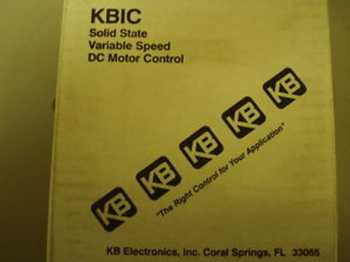 KBIC SOILD STATE VARIABLE SPEED DC MOTOR CONTROL #KBIC-22S  30 DAY WARRANTY