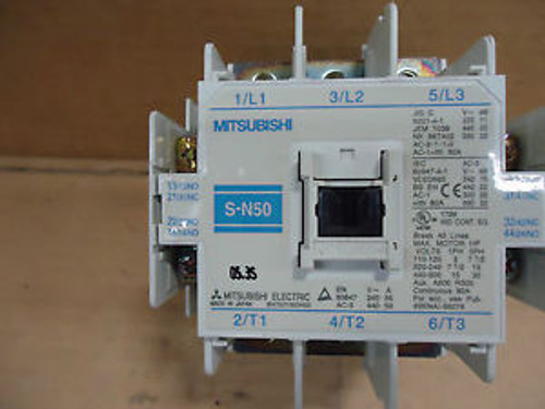 MITSUBISHI S-N50 MAGNETIC CONTACTOR  AC100V