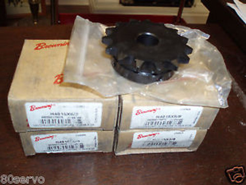 BROWNING SPROCKET GEAR CHAIN COUPLING  # H4015X5/8   BORE: 5/8  (  LOT OF 4 )