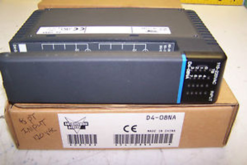 NEW AUTOMATION DIRECT D4-08NA INPUT MODULE 110-220 VAC AUTOMATION DIRECT D408NA