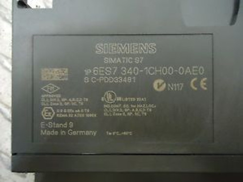 SIEMENS 6ES7340-1CH00-0AE0 CP340 PROCESSOR